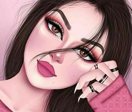 عکس نقاشی دخترانه و زیبا جدید