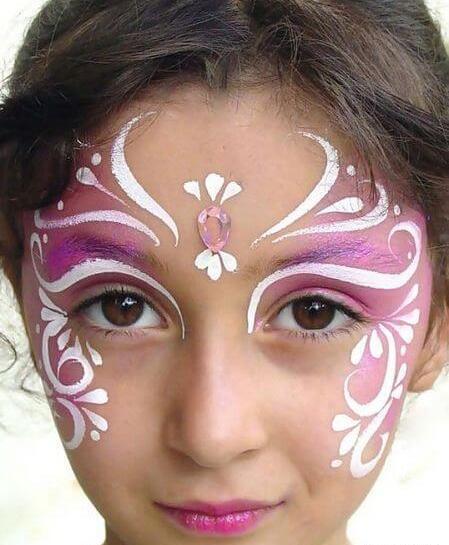 عکس دخترانه نقاشی صورت کودکان ساده