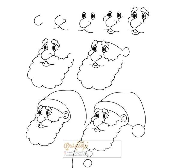 عکس نقاشی عنکبوت ساده و زیبا