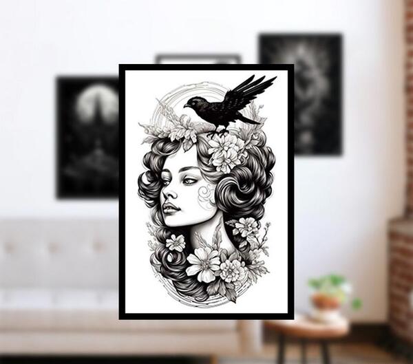 عکس نقاشی ساده دارک