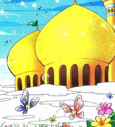 عکس نقاشی ساده امام جواد
