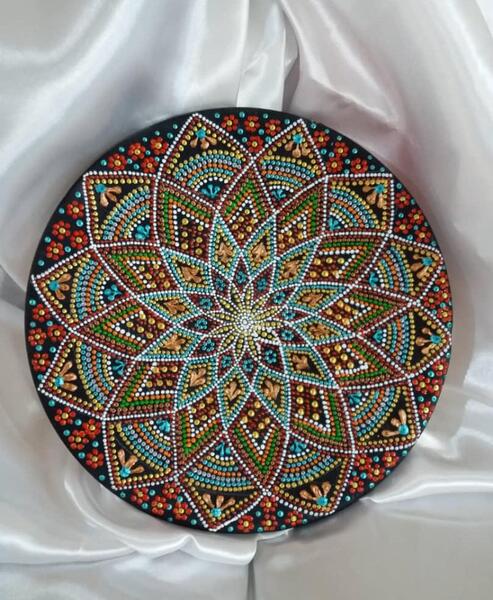 عکس ایده نقاشی نقطه کوبی