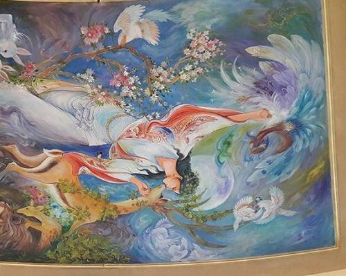عکس ایده نقاشی مینیاتوری