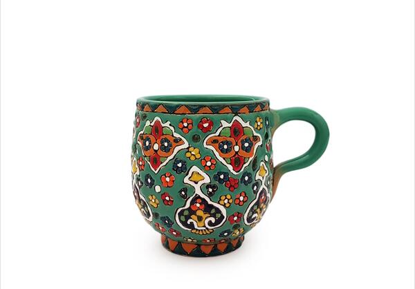 عکس ایده نقاشی روی لیوان سفالی