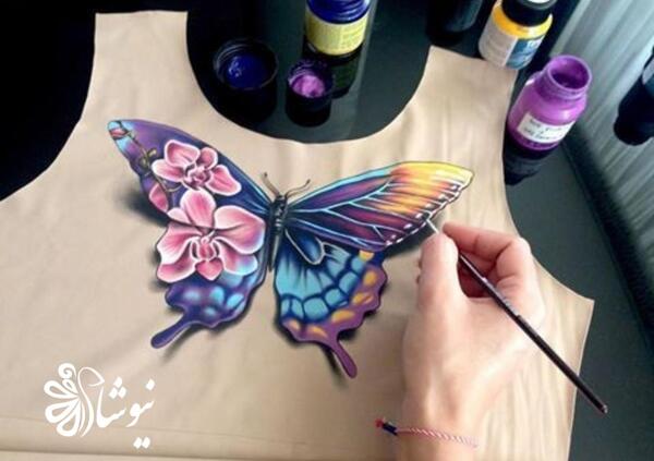 عکس ایده نقاشی رو لباس