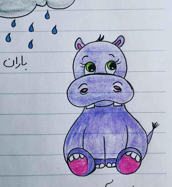 عکس ایده نقاشی برای حرف آ