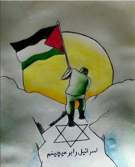 عکس ایده نقاشی کودکان غزه