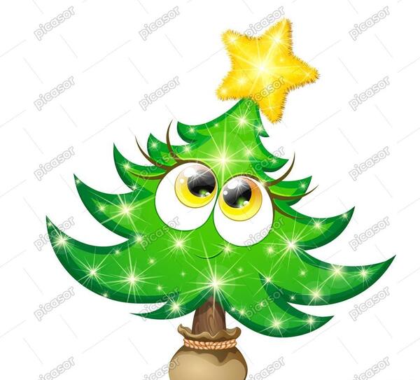 عکس ایده نقاشی درخت کریسمس