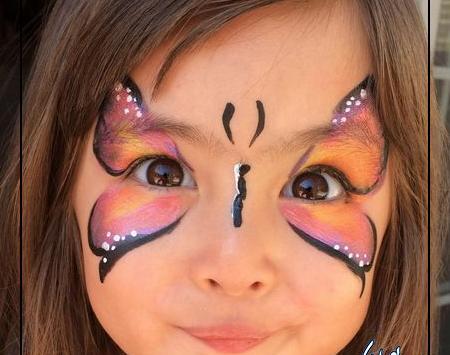 عکس ایده نقاشی روی صورت ساده