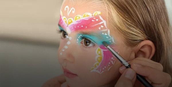 عکس ایده نقاشی روی صورت ساده