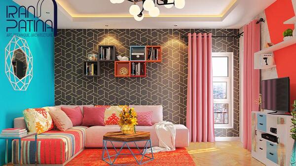 عکس ایده طرح نقاشی روی دیوار