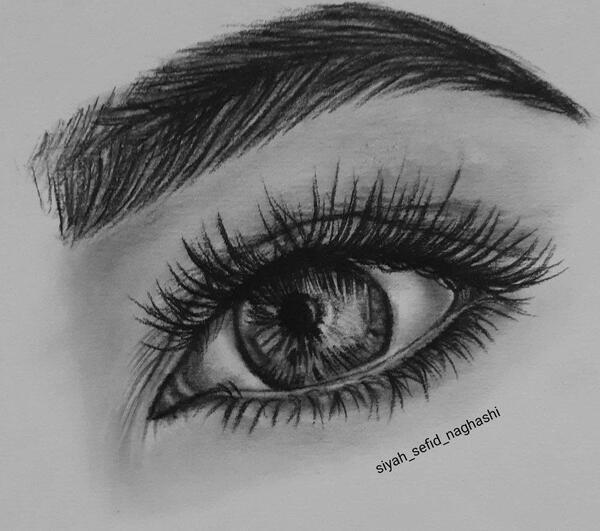 عکس ایده نقاشی سیاه و سفید