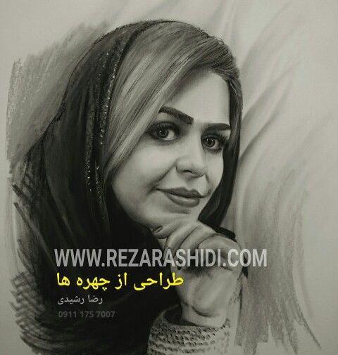 عکس ایده نقاشی سیاه قلم پینترست