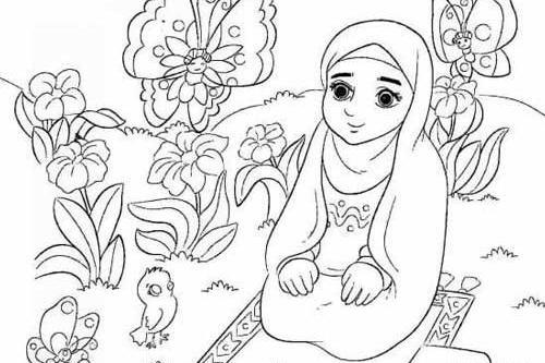 عکس ایده نقاشی در مورد حجاب