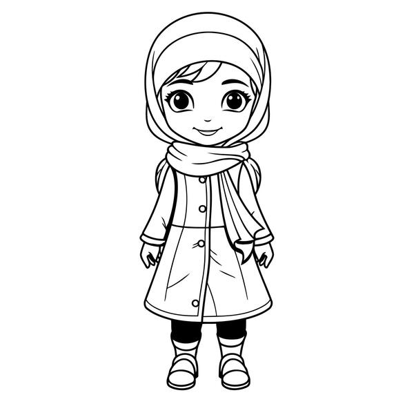 عکس ایده نقاشی در مورد حجاب