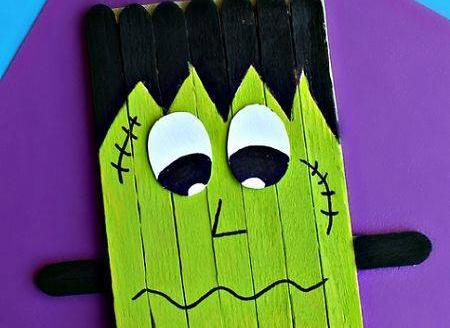 عکس ایده نقاشی با چوب بستنی