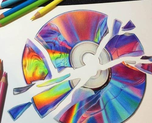 عکس ایده برای نقاشی ترکیبی