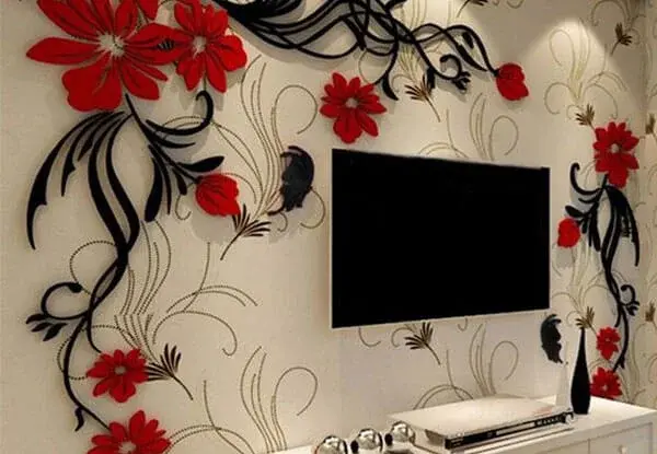 عکس ایده نقاشی پینترستی برای دیوار اتاق
