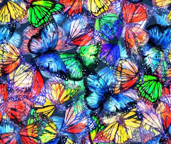 عکس ایده نقاشی پیکسلی پروانه