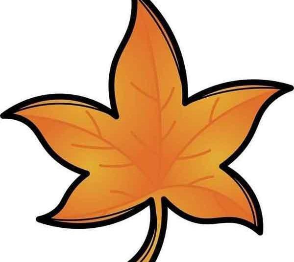 عکس ایده نقاشی برگ پاییزی