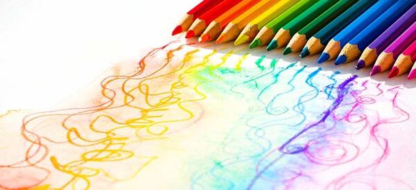 عکس ایده نقاشی با مداد شمعی آسان