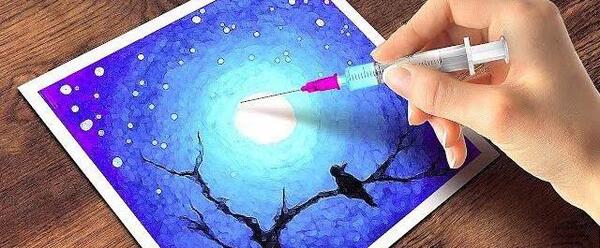 عکس ایده نقاشی آبرنگی