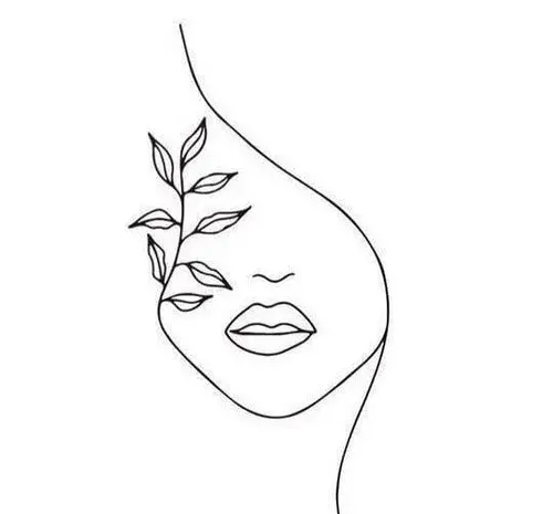 عکس ایده نقاشی مینیمال پینترستی