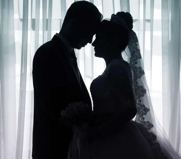 عکس عروس داماد در اتلیه