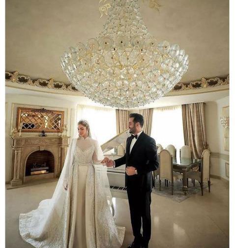 عکس لباس عروس فاطمه بیگی