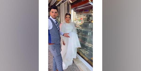 عکس لباس عروس فاطمه بیگی
