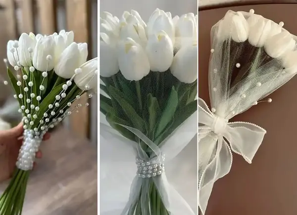 عکس گل عروس رنگی