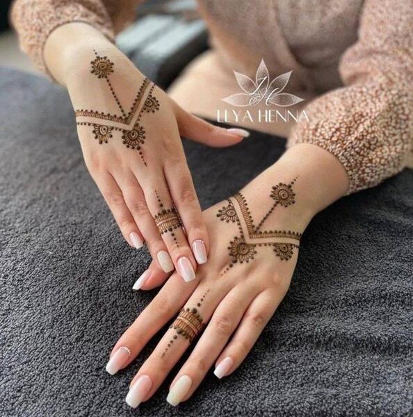 عکس دست حنا عروس