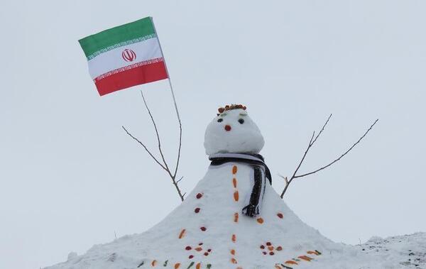 عکس آدم برفی ایرانی
