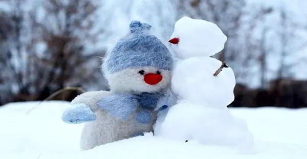 عکس آدم برفی برای پروفایل شاد