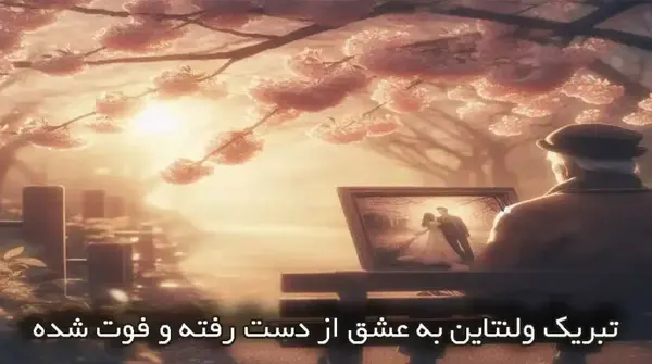 عکس پیام تبریک ولنتاین به عشق رفته