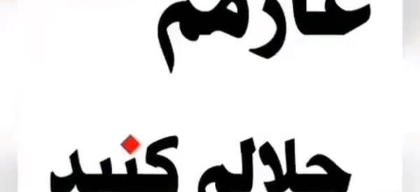 عکس نوشته زائر کربلام حلالم کنید