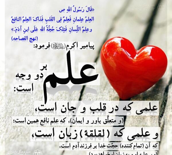 عکس نوشته عقل و قلب