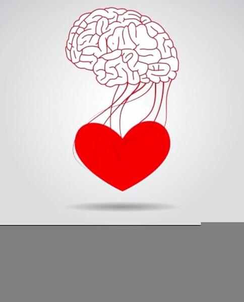 عکس نوشته عقل و قلب