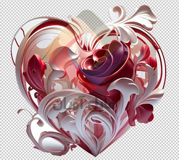 عکس پروفایل قلب نوشته m