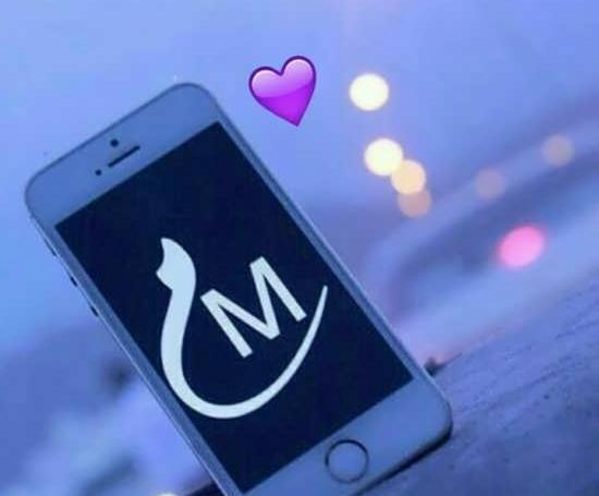 عکس پروفایل قلب نوشته m