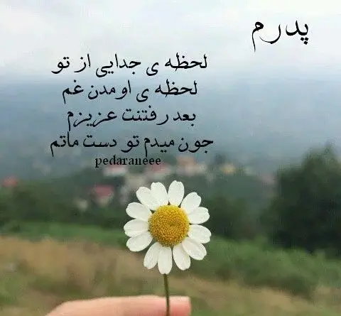 عکس نوشته روز معلم برای پدر فوت شده