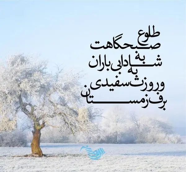 عکس نوشته شعر زمستان اخوان ثالث