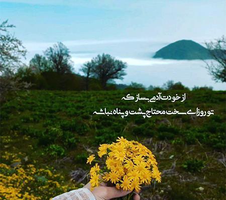 عکس نوشته گل های زیبا