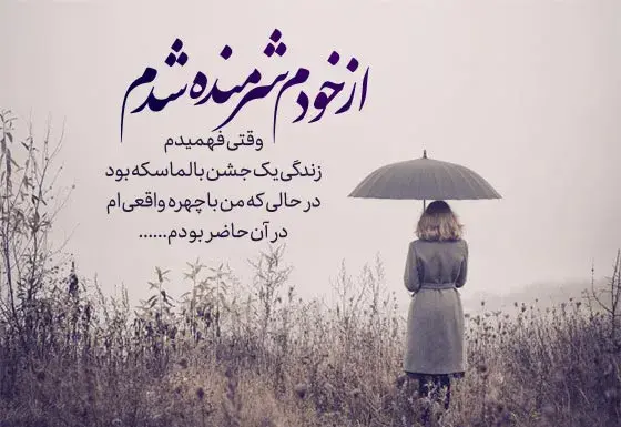 عکس نوشته واسه تنهایی خودم دلم میسوزه