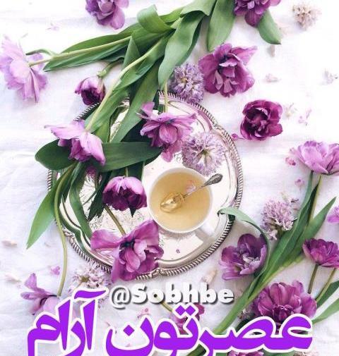 عکس نوشته عصر پاییزیتون بخیر