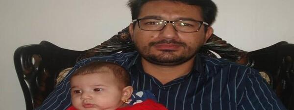 عکس نوشته داغ برادر جوان