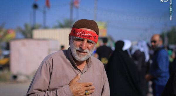 عکس نوشته سلام دادن به امام حسین