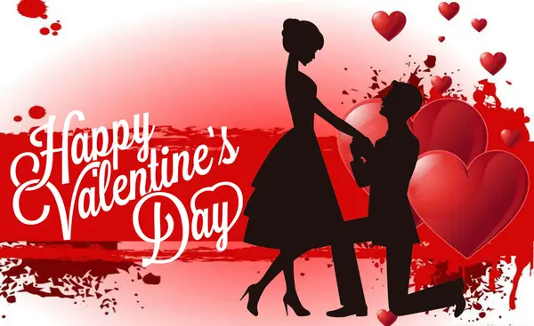 عکس نوشته تبریک ولنتاین به انگلیسی