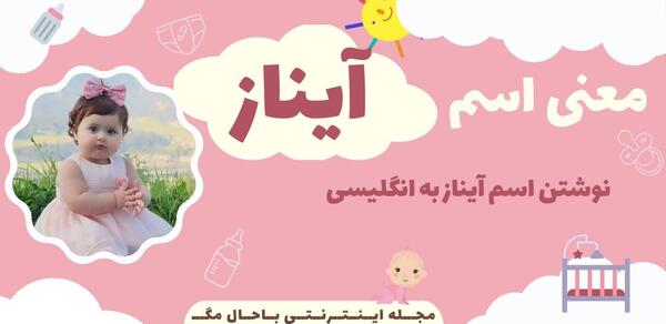 عکس نوشته اسم آیناز به انگلیسی