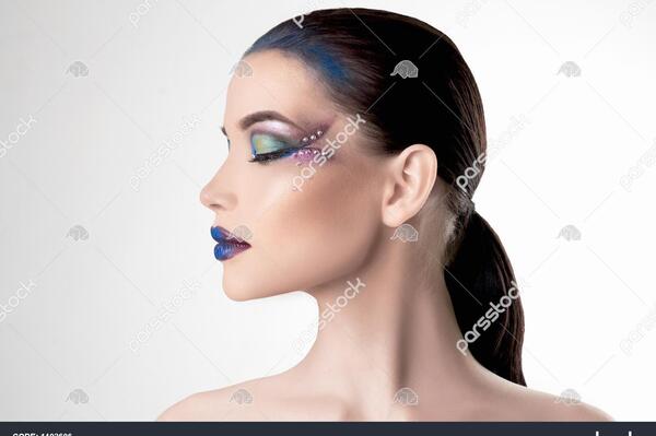 عکس نقاشي صورت دخترانه
